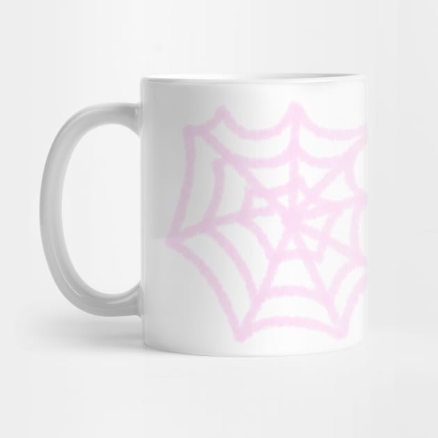 pink spider web pop art design by Artistic_st